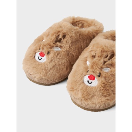 NAME IT Sutsko Reindeer Oxford Tan Reindeer billede
